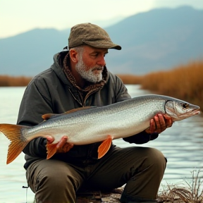 Pêcheur de Brochet