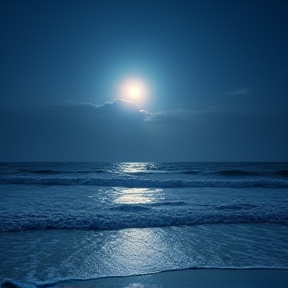 moonlit sea