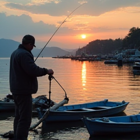 Senja di Tasik