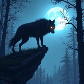 "Howls of the Fenrir Moon" (A hymn for the Wolf God and His Chosen)