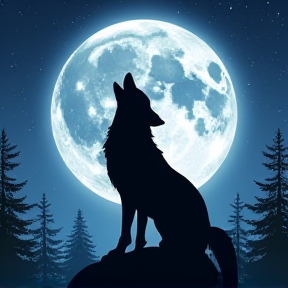 "Howls of the Fenrir Moon" (A hymn for the Wolf God and His Chosen)