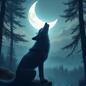 "Howls of the Fenrir Moon" (A hymn for the Wolf God and His Chosen)-fem