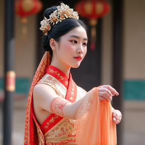 Lady With The Fan