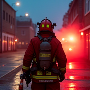 Firefighter in Denmark 