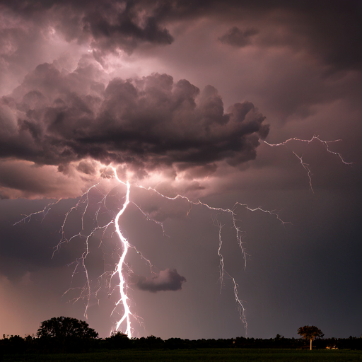 Thunderstorm and Butterflies