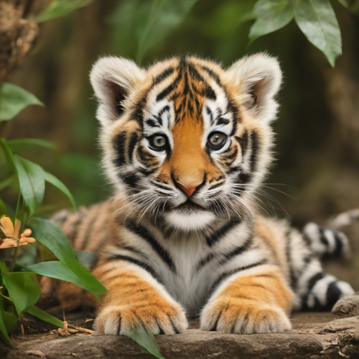 CUTE TIGER CUB