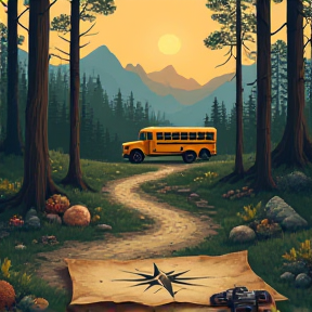 school bus safari