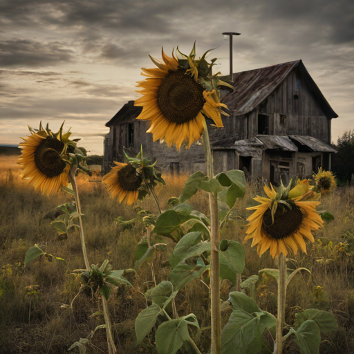 Girasoli secchi