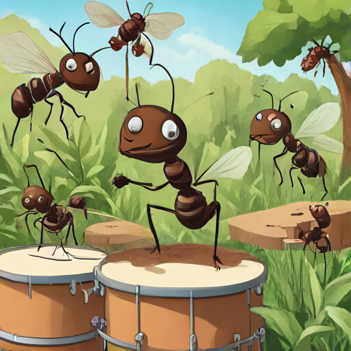 The Ants Go Marching One by One