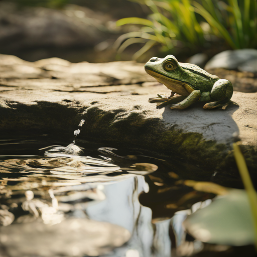 Der grüne Frosch