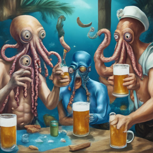 Octopus and Beer