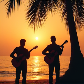 Sunset on Ipanema