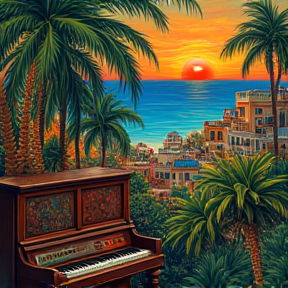 tapeçaria piano