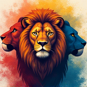 Two Lions One Heart