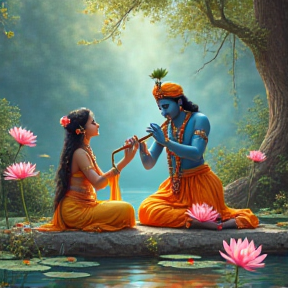 Eternal Love of Radha and Krishna