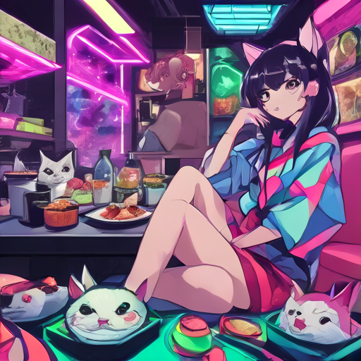 Catgirl Sushi Party