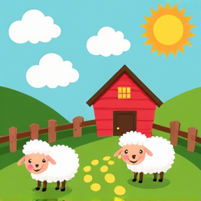 Baa Baa Black Sheep song for kids