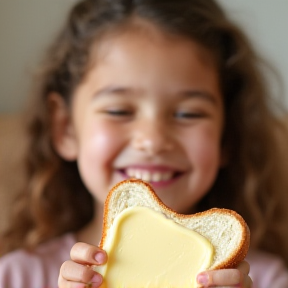 Lina und das Frischkäsebrot