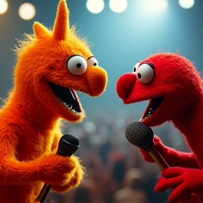 Puppet Rap Battle: Fredd vs. Elmo