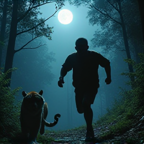 Chased by a Tiger