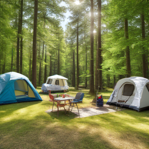 Auf dem Campingplatz in Kolberg