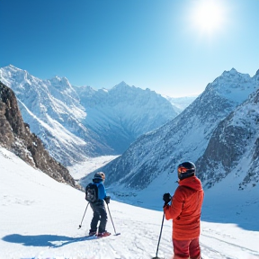 Skiing En France