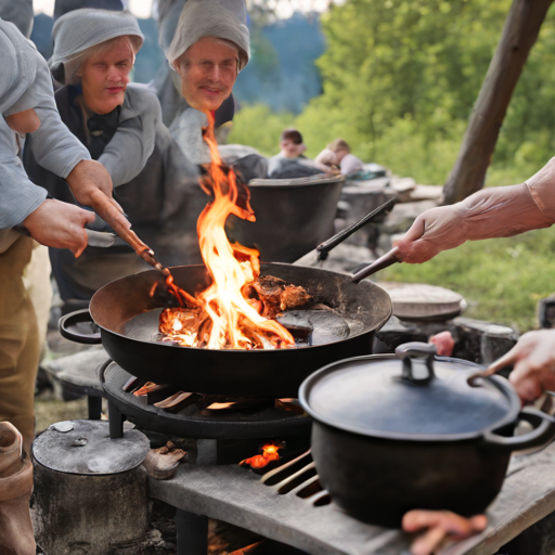 Cooking Over Flames