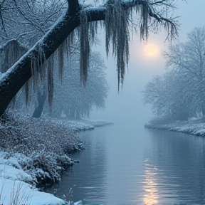 Bayou Snowfall 