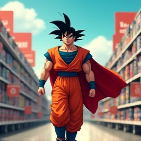 "Goku's Walmart Adventure"