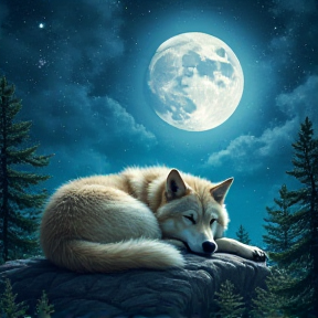 Wolf's slumber