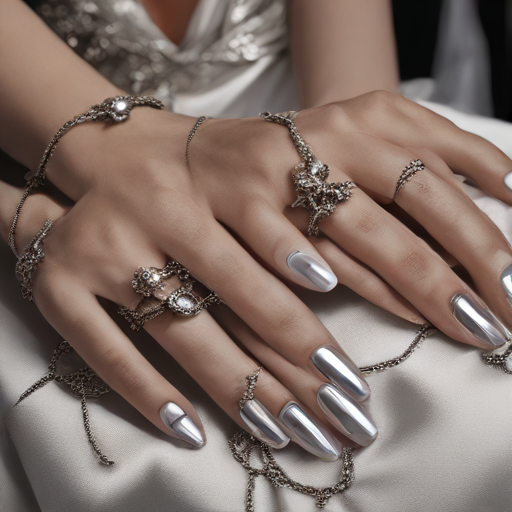 Naughty Nails and Silver Chains