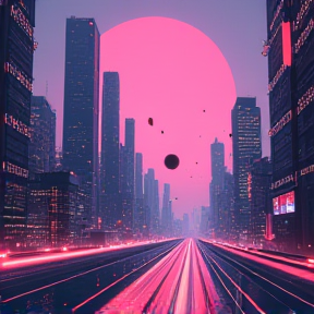 Lost in the Neon Sky