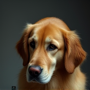 Chien sous la Pluie