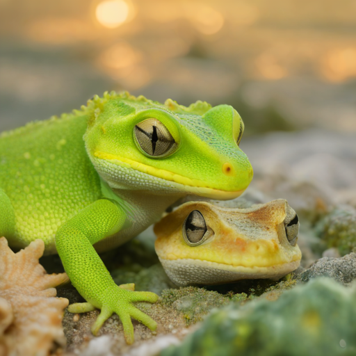 Gecko's Day at the Beach