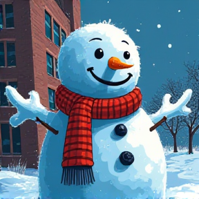 Frosty the Snowman in the City