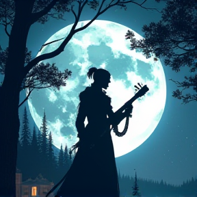 Moon Assassin and Bard Woman