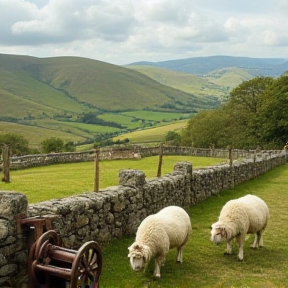 Sheep on the Greene