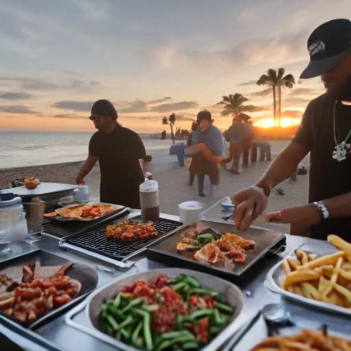 Rap, repas cuisiné au bord de l'eau