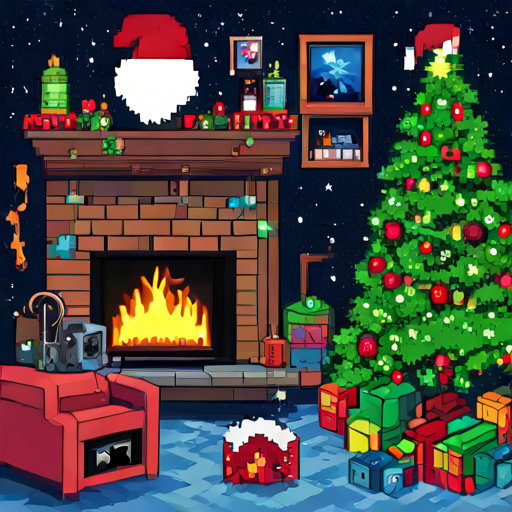 8-bit We wish you a merry christmas