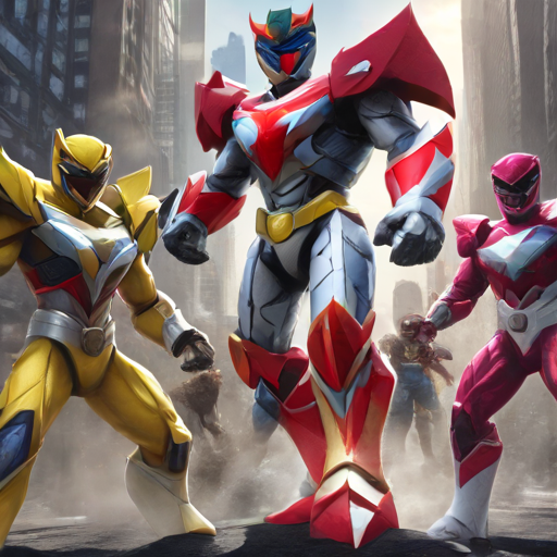  power rangers animal knights