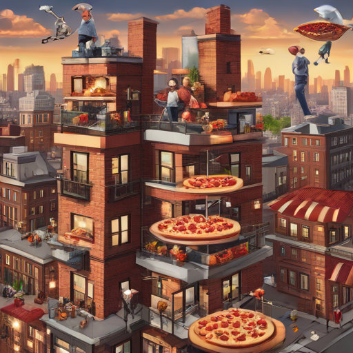 the twin pizza towers