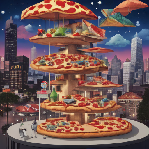 the twin pizza towers