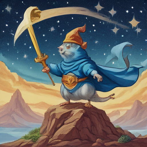 Heroic Ballad of Emrys the Blue Turd, Vanquisher of Nibbles the Rat