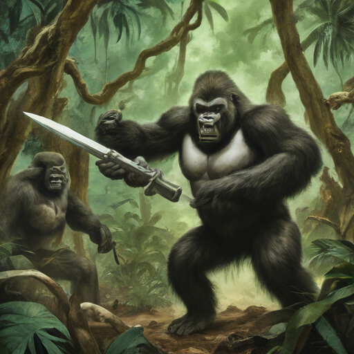 Fighting Gorillas