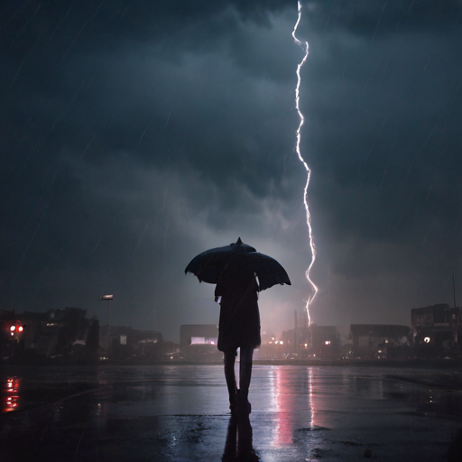 Caminando bajo la tormenta