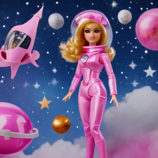 Barbie Girl on Barbie Moon