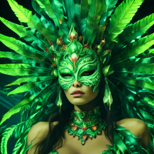 Verde La Reina Del Carnaval