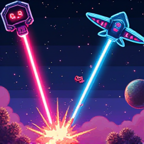 16 Bit Laser Battle