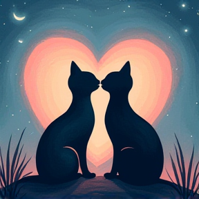 Cat heart