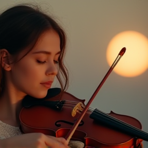 dreamy, violin, ethereal, girl voice